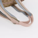 GUCCI GG Canvas Sherry Line Tote Bag Beige Pink 131230 Auth 152017-8