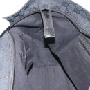 GUCCI GG Canvas Web Sherry Line Tote Bag Black Red 131230 Auth 152018-20