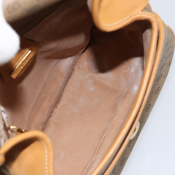 GUCCI Micro GG Supreme Shoulder Bag PVC Beige Gold 007 115 0107 Auth 152019