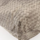 BOTTEGA VENETA Tote Bag Nylon Beige Auth 152022-16