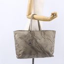 BOTTEGA VENETA Tote Bag Nylon Beige Auth 152022-19