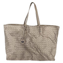 BOTTEGA VENETA Tote Bag Nylon Beige Auth 152022-13