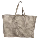 BOTTEGA VENETA Tote Bag Nylon Beige Auth 152022-2