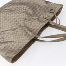 BOTTEGA VENETA Tote Bag Nylon Beige Auth 152022-6