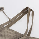BOTTEGA VENETA Tote Bag Nylon Beige Auth 152022-8