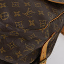 LOUIS VUITTON Monogram Saumur 35 Shoulder Bag M42254 LV Auth 152023-14