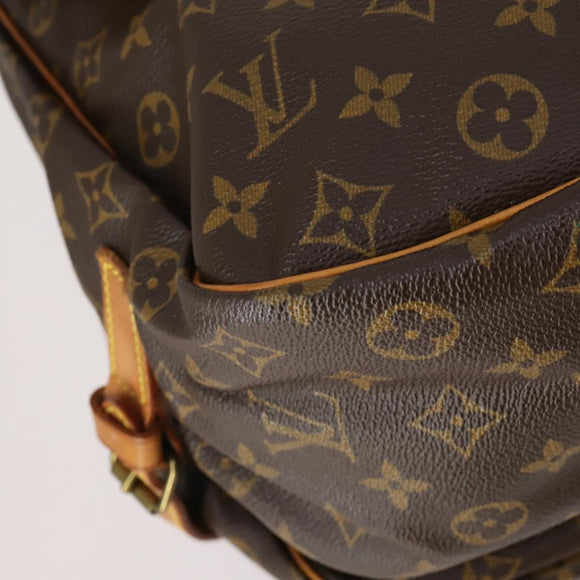 LOUIS VUITTON Monogram Saumur 35 Shoulder Bag M42254 LV Auth 152023