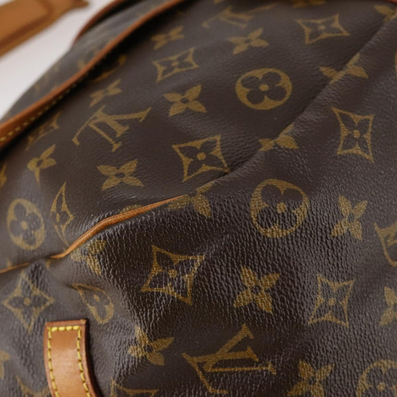 LOUIS VUITTON Monogram Saumur 35 Shoulder Bag M42254 LV Auth 152023