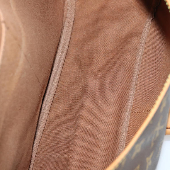 LOUIS VUITTON Monogram Saumur 35 Shoulder Bag M42254 LV Auth 152023