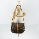LOUIS VUITTON Monogram Saumur 35 Shoulder Bag M42254 LV Auth 152023-27