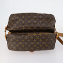LOUIS VUITTON Monogram Saumur 35 Shoulder Bag M42254 LV Auth 152023-5