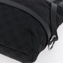 GUCCI GG Canvas Tote Bag Black Silver 106248 Auth 152026-9