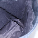 GUCCI GG Canvas Tote Bag Black Silver 106248 Auth 152026-19