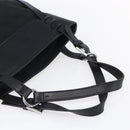 GUCCI GG Canvas Tote Bag Black Silver 106248 Auth 152026-7