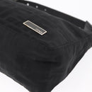 FENDI Zucca Canvas Pouch Black Silver Auth 152028-8