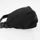 FENDI Zucca Canvas Pouch Black Silver Auth 152028-4