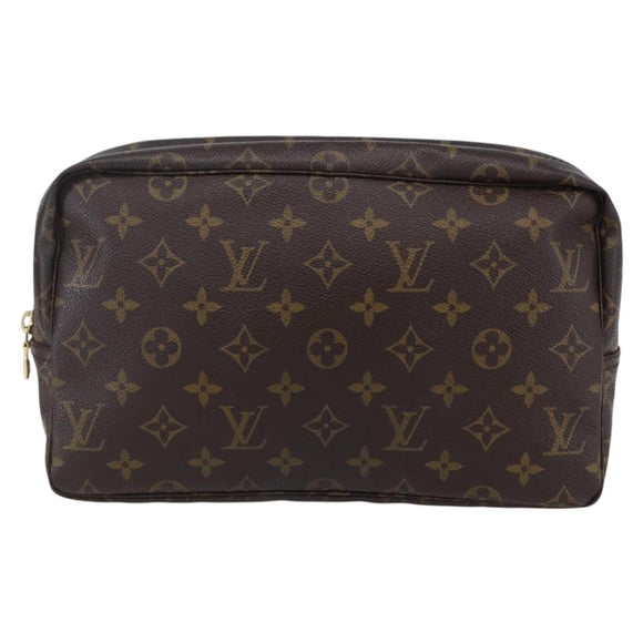 LOUIS VUITTON Monogram Trousse Toilette 28 Clutch Bag M47522 LV Auth 152029