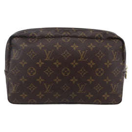 LOUIS VUITTON Monogram Trousse Toilette 28 Clutch Bag M47522 LV Auth 152029 - 0