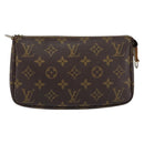 LOUIS VUITTON Monogram Pochette Accessoires Pouch M51980 LV Auth 152031-13