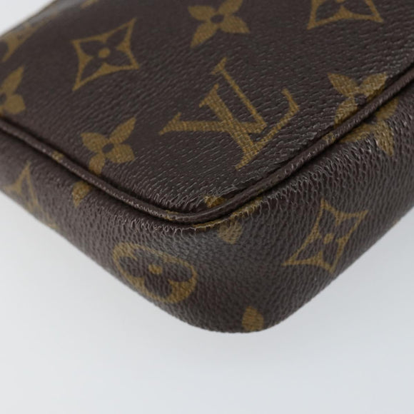LOUIS VUITTON Monogram Pochette Accessoires Pouch M51980 LV Auth 152031