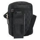 GUCCI GG Canvas Shoulder Bag Black Auth 152032-1