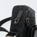 GUCCI GG Canvas Shoulder Bag Black Auth 152032-10
