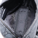 GUCCI GG Canvas Shoulder Bag Black Auth 152032-11