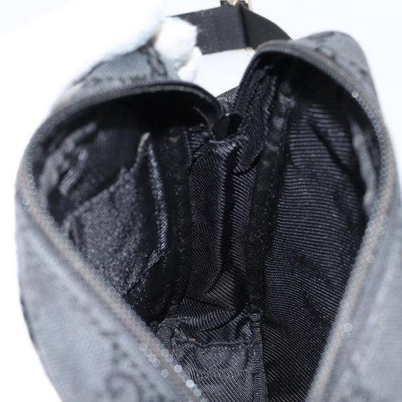 GUCCI GG Canvas Shoulder Bag Black Auth 152032