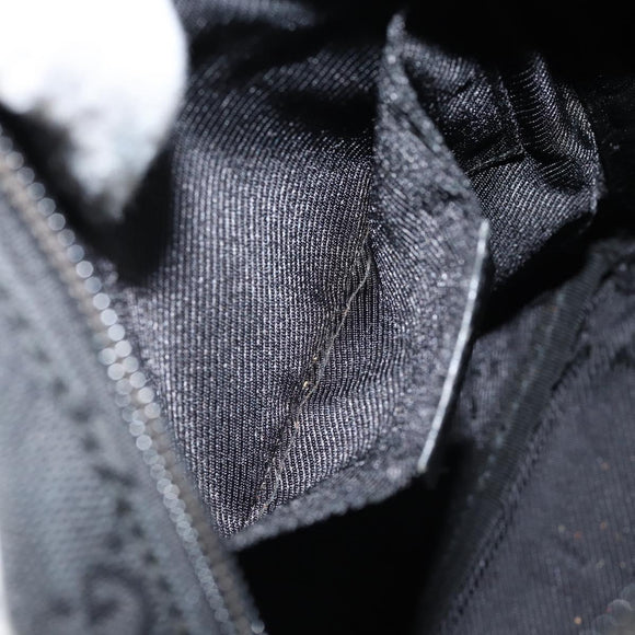 GUCCI GG Canvas Shoulder Bag Black Auth 152032