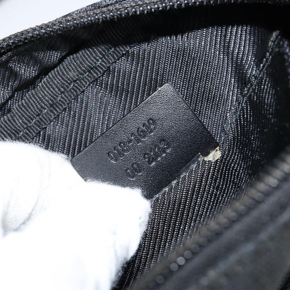 GUCCI GG Canvas Shoulder Bag Black Auth 152032