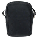 GUCCI GG Canvas Shoulder Bag Black Auth 152032-2