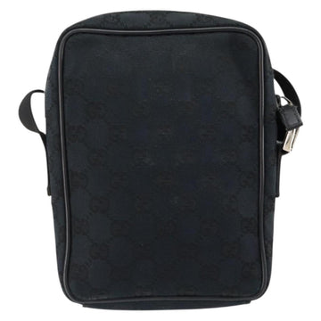 GUCCI GG Canvas Shoulder Bag Black Auth 152032 - 0
