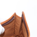 CELINE Macadam Canvas Clutch Bag PVC Leather Brown Gold Auth 152035-18