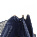 CELINE Macadam Canvas Shoulder Bag PVC Black Gold Auth 152036-20