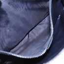 CELINE Macadam Canvas Shoulder Bag PVC Black Gold Auth 152036-11