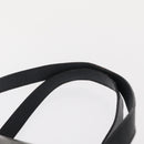 CELINE Macadam Canvas Shoulder Bag PVC Black Gold Auth 152036-8