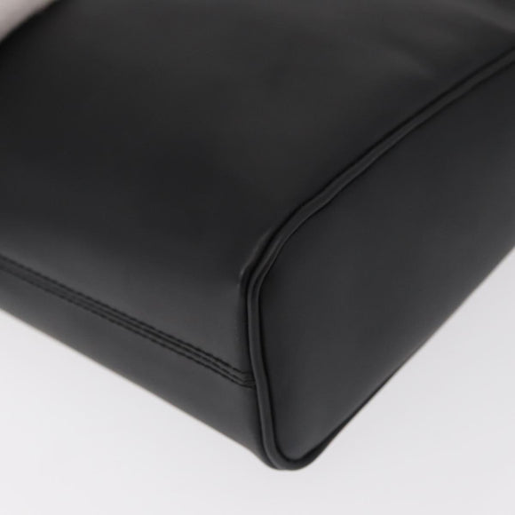 Salvatore Ferragamo Shoulder Bag Patent leather Black Silver Auth 152037