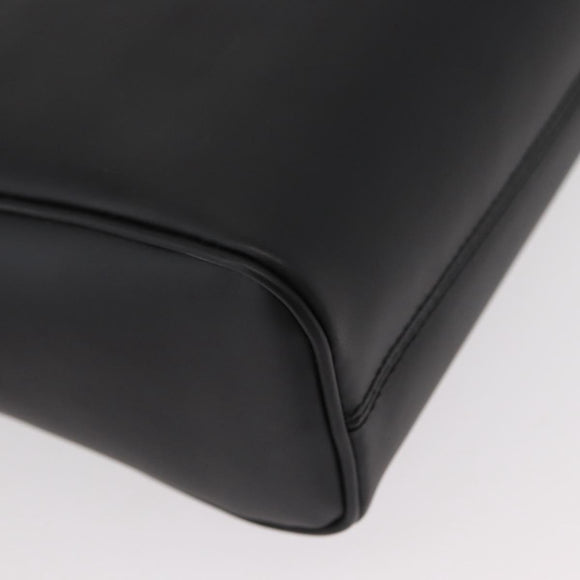 Salvatore Ferragamo Shoulder Bag Patent leather Black Silver Auth 152037