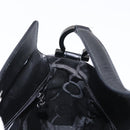 Salvatore Ferragamo Shoulder Bag Patent leather Black Silver Auth 152037-17