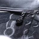 Salvatore Ferragamo Shoulder Bag Patent leather Black Silver Auth 152037-19