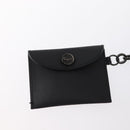 Salvatore Ferragamo Shoulder Bag Patent leather Black Silver Auth 152037-21
