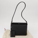 Salvatore Ferragamo Shoulder Bag Patent leather Black Silver Auth 152037-12
