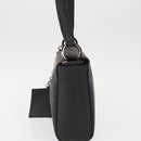 Salvatore Ferragamo Shoulder Bag Patent leather Black Silver Auth 152037-3