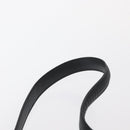 Salvatore Ferragamo Shoulder Bag Patent leather Black Silver Auth 152037-8