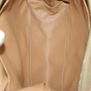 CELINE Macadam Canvas Clutch Bag PVC Leather 3 Set Brown Auth 152038-13