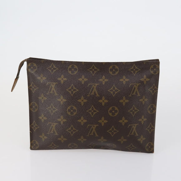 LOUIS VUITTON Monogram Clutch Bag 3 Set LV Auth 152039