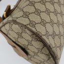GUCCI GG Supreme Hand Bag PVC Beige Gold 89 02 062 Auth 152040-16
