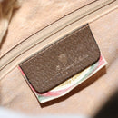 GUCCI GG Supreme Hand Bag PVC Beige Gold 89 02 062 Auth 152040-19