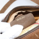 GUCCI GG Supreme Hand Bag PVC Beige Gold 89 02 062 Auth 152040-12