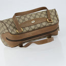 GUCCI GG Supreme Hand Bag PVC Beige Gold 89 02 062 Auth 152040-6